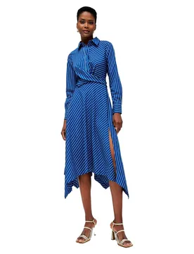 Robe à Manches Longues 21009348 Medium Blue V2 S