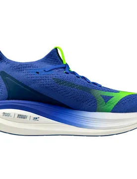 Neo Vista 2 Running Shoes Dazzling Blue / White / Lightning Yellow UK 9 Men - Mizuno - FashionsVida