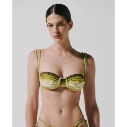 Sujetador de bikini con aro de mujer