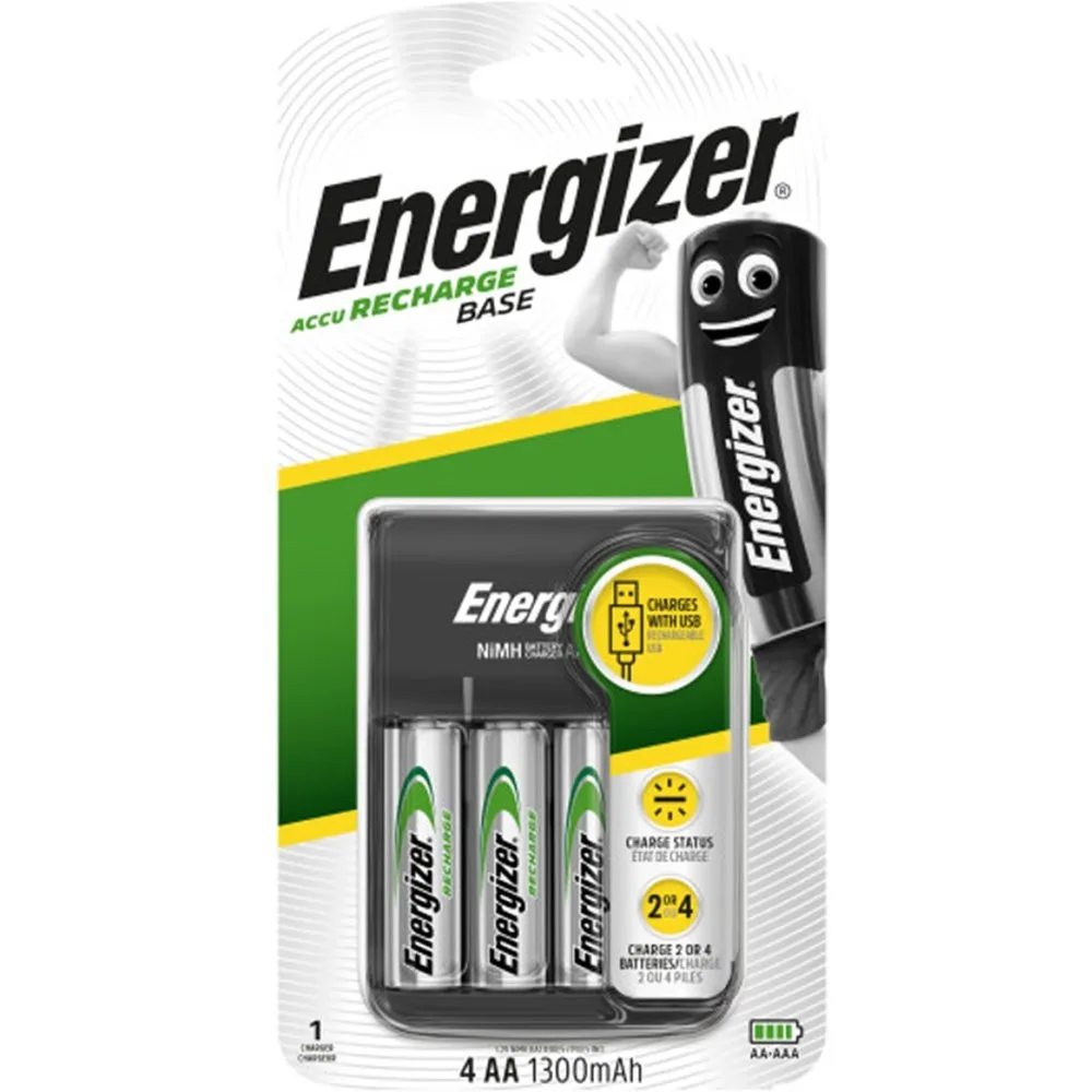 Cargador USB + 4 Pilas AA LR06 - Energizer - FashionsVida