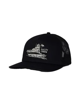 Casquette De Camionneur Good Times Pirate Black One Size - Salty Crew - FashionsVida