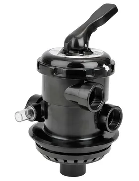 Top 1 1/2´´ Multiport Valve Black One Size unisex - Astralpool - FashionsVida