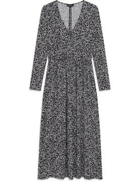 Vestido largo con estampado floral - Caroll - FashionsVida