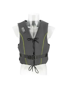 Besto Dinghy Zipper Striping 50n Life Jacket Black / Yellow XL Men - Talamex - FashionsVida