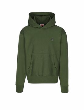 Sudadera con capucha - Hoodie oliva L