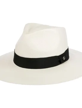 Montagon Panama Hat by - white - Female - Size: M (57-58 cm) - Lierys - FashionsVida