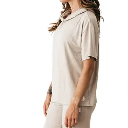 Sweat à Manches Courtes Natural Moon Grey XL