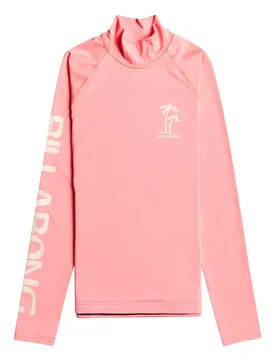 Rash Guard Manches Longues Logo Pink Sunset S