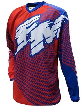 Maglia Moto Cross Enduro X26 POWER 006 Rosso Blu taglia L - Fm racing - FashionsVida
