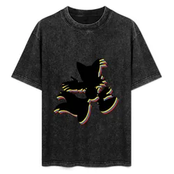 Tails Miles Prower Multi Coloured T-Shirt Plus Size Street Style Tee