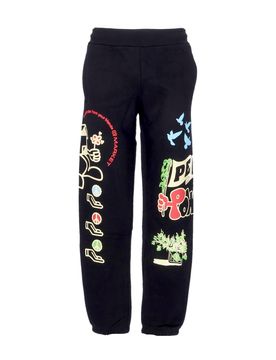 Pantalone Tuta Felpato Uomo Peace and Power Sweatpants Black