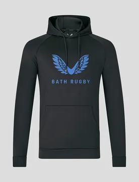 Bath Rugby Women's 25/26 Presentation Scuba Hoodie CAVIAR/SURF THE WEB 10 female - Castore - FashionsVida