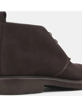 Botines de cordones Baltimore de piel de vacuno marrón de hombre - Lottusse - FashionsVida