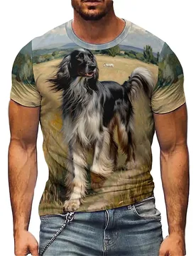 Cool & Lightweight Themed Apparel Men's 3D Printed Short-Sleeve T-Shirt - Casual Printed Top - Aliexpress - FashionsVida
