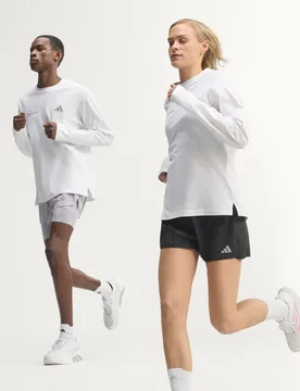 Maglia a maniche lunghe adi365 Running Community Culture 2XL White / Reflective Silver - Adidas - FashionsVida