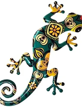 Statuetten Und Figuren Wanddekoration Mit Eidechsenmotiv Einheitsgrösse - Signes Grimalt - FashionsVida
