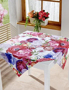Mitteldecke "Blütenzauber" 80 x 80 cm - 3Pagen - FashionsVida