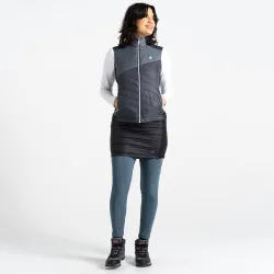 Deter Padded Skirt - Jet Black - Size: 8