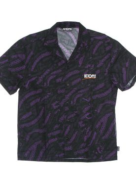 Camicia Manica Corta Uomo Sci-fi Shirt Black