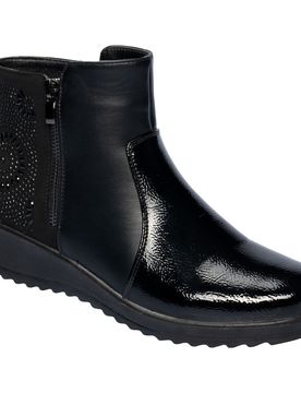 Fashion-Stiefelette „Ewa“ schwarz 38 Damen