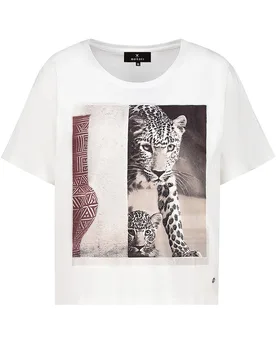 Monari Camiseta crema 42 - monari - FashionsVida
