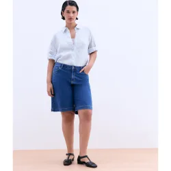 Couchel - Bermuda de mujer denim