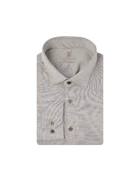 Desoto Chemise en jersey beige L - DeSoto - FashionsVida