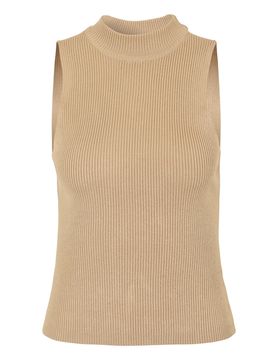 Urban Classics Top de punto camelo
