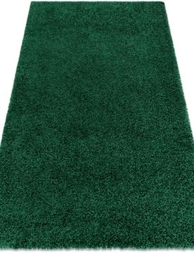 Teppiche Teppich Soffi Shaggy 5cm Flaschengrün 120x170 Cm 120x170 Cm