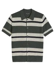 Camisa de punto oliva L