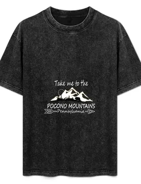 Pocono Mountains Pennsylvania Souvenir Gift T-Shirt Plus Size Lightweight Tee Shirt - Aliexpress - FashionsVida
