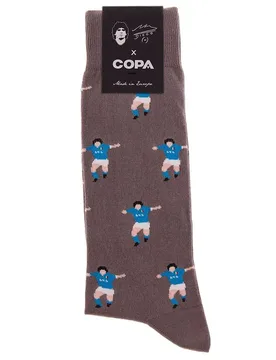 Socken Maradona Napoli - Gris - male - Size: 40/46 - Copa Football - FashionsVida