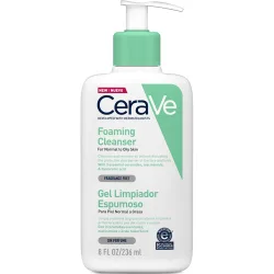 Gel Limpiador Espumoso Para Piel Normal y Grasa Enriquecido Con Ácido Hialurónico Y Niacinamida