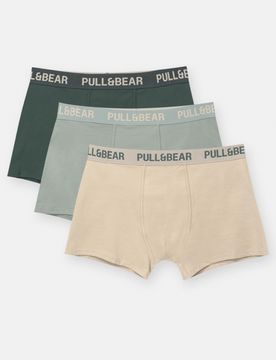 Pacco 3 Boxer Logo Pull&Bear