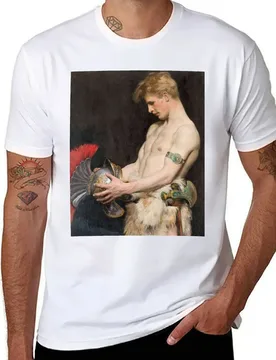 Germanic warrior with helmet T-Shirt men t shirt cotton 100% funny t shirts cotton T-Shirt - Aliexpress - FashionsVida
