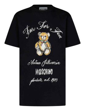Moschino T-shirt oversize nera