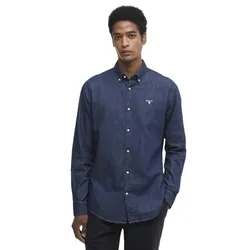 Camicia A Maniche Lunghe Denim Crest Indigo M