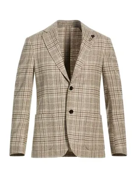 Blazer Herren Beige 46 Herren - Lardini - FashionsVida
