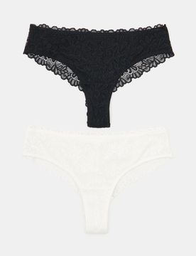 String in pizzo 2 pack - multicolor