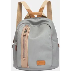 Mochila con detalles a contraste