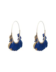 Ohrring Damen Blau -- Damen