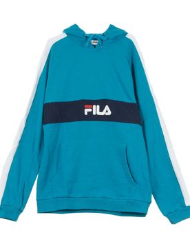 Felpa Leggera Cappuccio Uomo Jeremy Caribbean Sea/bright White/black Iris