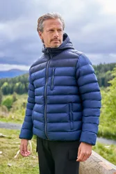 Link Mens Padded Jacket - Dark Blue - Dark Blue - Size: XXL