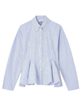 GANNI Camicie Azzurro
