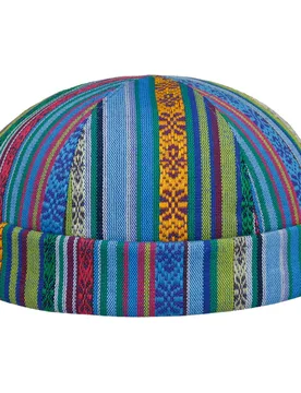 Fresh Stripes Docker Hat by - blue - Size: XL (60-61 cm) - Lierys - FashionsVida