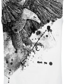 Tank-Top - Eagle Attack - S bis 4XL - für Männer - Größe 4XL - weiß - Männer - male - Outer Vision - FashionsVida