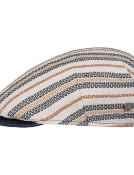 Dilando Flat Cap by - blue - Size: XL (60-61 cm) - Lierys - FashionsVida