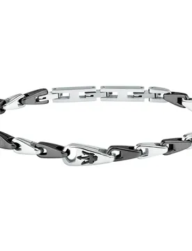 Bracelet Iconic Silver / Gunmetal One Size