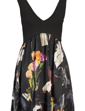 Damen Kleid Schwarz 26SWVW47_NE2000