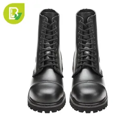 Boot - Vegantom 10 eyelett boots - EU38 bis EU47 - Größe EU46 - schwarz - Unisex - unisex